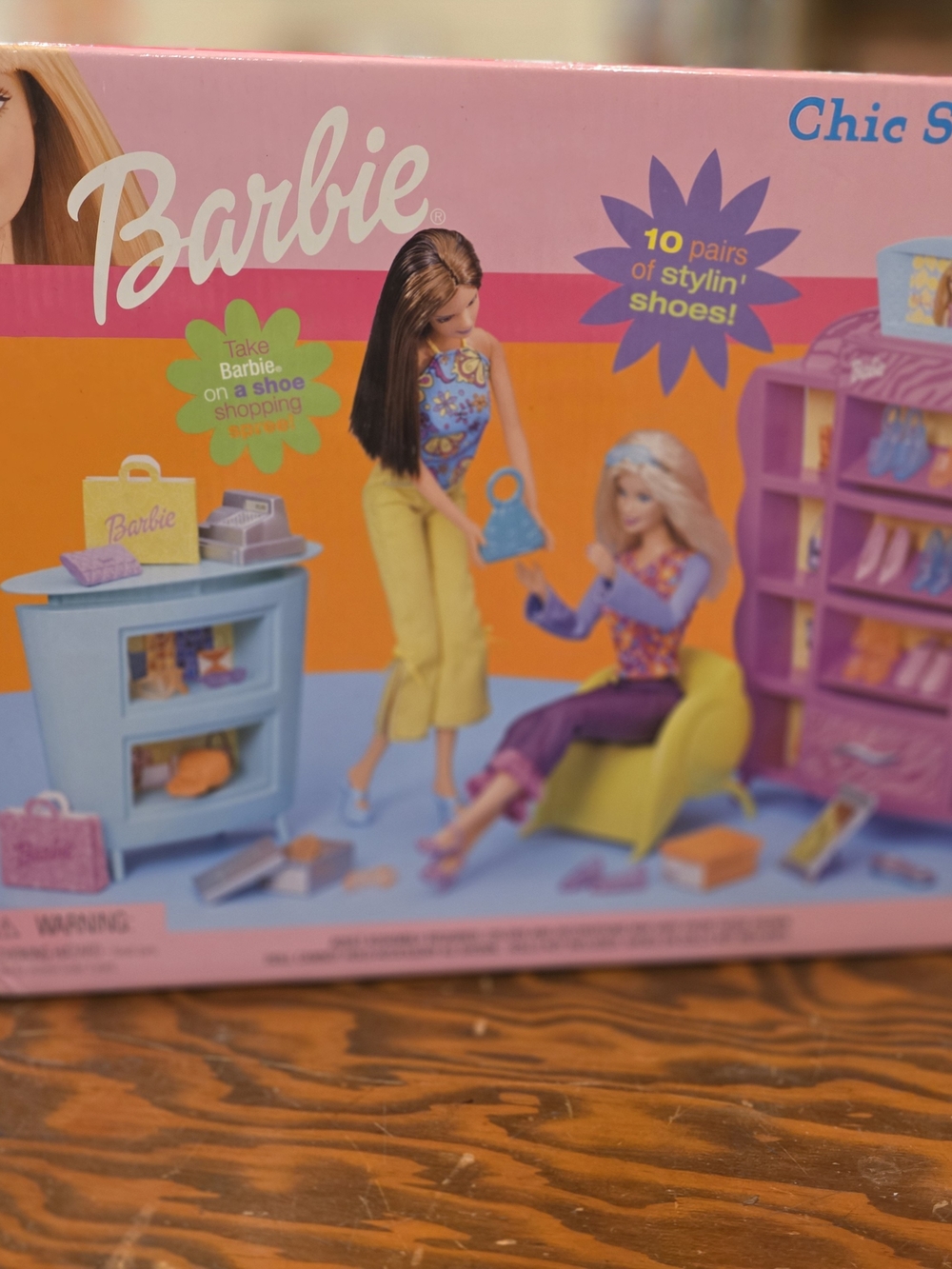 2001 Barbie Shoe Store Playset